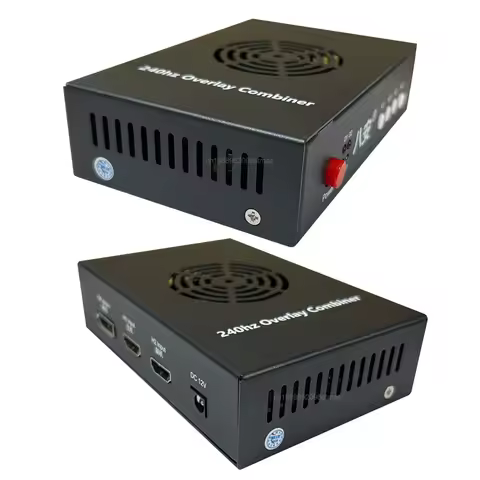 DMA 6th Fuser Video Overlay Box Processor Support for 2K144/1K240/3K DMA Fusion Game Converter Compu