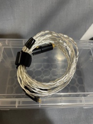 日本 Nobunaga Labs Medusa 鍍銀線 CM 0.78 2pin 2.5mm 插頭 耳機線 升級線