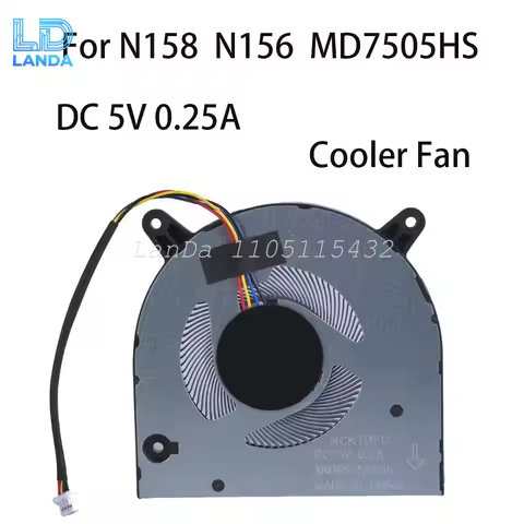 Original CPU Cooling Fan For Sword Dance N158 N156 MD7505HS DC 5V 0.25A Teclast F15 Pro MIKO Kuu Yep