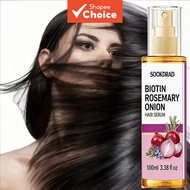 Biotin Rosemary Onion Hair Serum, Maintain Straightness, Boost Silky Feel, Straight Hair, 100ml Seru