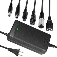 54.6V 2A Charger(6 Plugs) Universal for 13S 48V Li-ion Battery,Electric Bicycle Scooter e-Bike Batte