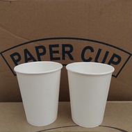 8 oz Paper Coffee Cup 8oz Plain White 210 gsm Starindo Papercup