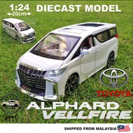 1:24 Toyota Alphard Vellfire AH30 Modellista Model Diecast Toy Car