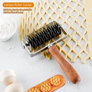 Stainless Steel Lattice Cutter Dough Lattice Roller Cutter Baking Tool Cookie Pie Pizza Bread Pastry