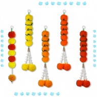 45cm Happy Diwali Short Pendant 2025 New Style Marigold Indian Wedding Decoration Diwali Supplies