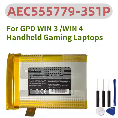 NEW Original AEC555779-3S1P Battery For GPD WIN3 WIN 3 / WIN 4 Handheld Gaming Laptops +free tools
