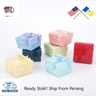 HOT ITEM 4*4cm Kotak Jewellery Ribbon Jewellery Ribbon Box Ribbon Ring Box Jewellery Organizer Box J