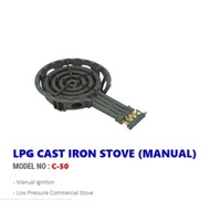 <<READY STOCK>>DAPUR HIJAU 4LINE/C50 LPG Cast Iron Gas Stove (Manual) / Dapur Gas Semawar/Dapur Gas 