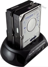 Big Mini Mart 2.5" / 3.5" IDE SATA HDD Docking Station Card Reader Hub
