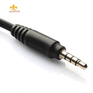 ~ 3.5mm Mic Headset Splitter Adapter Cable 1 TRRS Male to 2 TRS Female Audio AUX [anisunshine.sg]