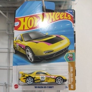 Hot Wheels Mazda RX-7 Drift Yellow 70s vs 90s JDM Hotwheels RX7
