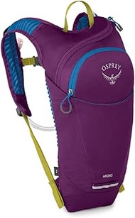 Osprey Moki 1.5L Kids' Biking Backpack with Hydraulics Reservoir, Amaranth Purple