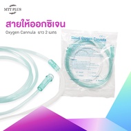 สายให้ออกซิเจน สายออกซิเจนเสียบจมูก  Nasal Oxygen Cannula สำหรับผู้ใหญ่ สำหรับให้ออกซิเจนทางจมูก ยาว