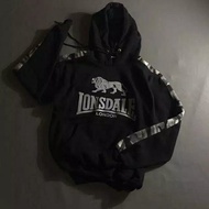 Jaket Pria - Hoodie Lonsdale Stripe Army Premium Original
