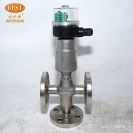 YF3,YS3,YK3 Series Stainless Steel 3/2 Way Pneumatic Angle Seated Valve (open/closed Type) Oil Gas W