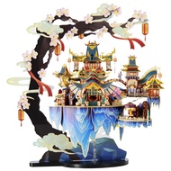 MMZ MODEL Microworld 3D Metal Puzzle The Peach Garden Model Kits Laser Cut Assemble Jigsaw Toys Birthday Gift For Adult Kids