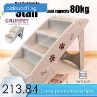 Ladder Stairs Pet Cat RUNPET Folding Dog Cat Animal Step Ramp Ladder Foldable Plastic Portable For T