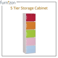 BRAY 5 Door Storage Cabinet BookShelf Multipurpose Storage Rak  Kabinet Almari Buku Lock Available
