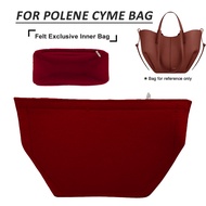 For P-Cyme Bag Liner Cosmetic Storage Bag Felt Insert Organizer Bag for Cyme Mini Bag Storage and Or