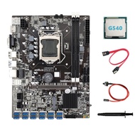 B75 ETH Miner Motoard 12 PCIE Ke USB3.0 + G540 CPU Thermal Grease +