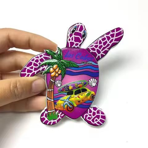 Yucatan Peninsula Mexico Cancun Cultural and Creative Turtle Magnetic Refrigerator Magnet Hot Style 