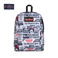 Jansport Sb Plus Hawkins Post Hawkins Post - White/Black/Red Unisex Backpack