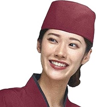 Albe AS9110 C-2 Azuki Japanese Hat, Chic Hat, Wrinkle Resistant, 5 Colors, S-LL, Antistatic, Butcher