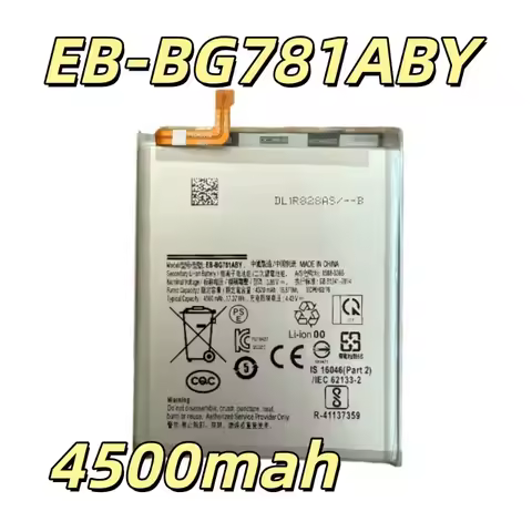 Replacement battery EB-BG781ABY suitable for S20 FE 5G/A52 5G G781 A526 mobile phone battery 4500 mA