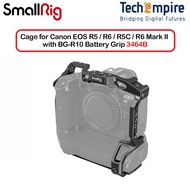 Smallrig 3464B Cage for Canon EOS R5 / R6 / R5C / R6 Mark II with BG-R10 Battery Grip