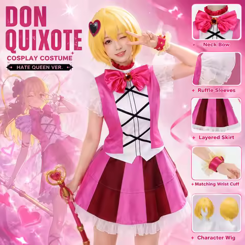 Don Quixote Limbus Style Company Cosplay Full Set Costume Outfit Women Halloween Carnival Party Stag