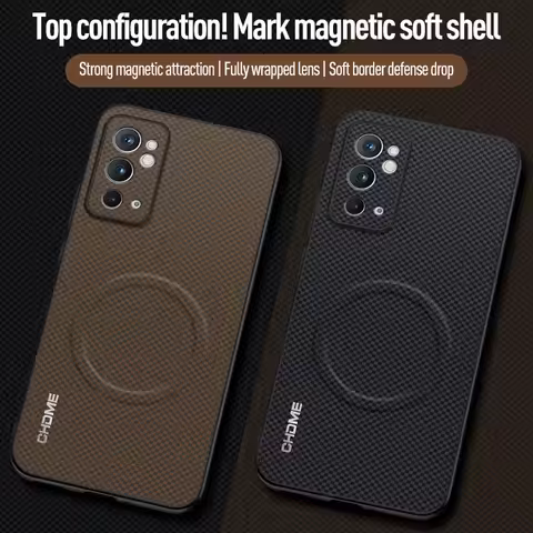 Luxury Car Magnetic Holder Phone Case For OnePlus 9 Pro 9R 9RT OnePlus9Pro Silicone ShockProof Prote