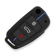 For Audi TT TTRS 8j 8n 8s mk1 mk2 mk3 S line Silicone Car Key Case Holder Accessories