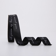 READY STOCK EzWrap.my 2.5cm x 20 Yards INS Wording Lucky To Meet You Premier Korean Double Side Edge