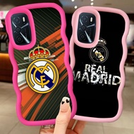 MERAH Z-15 M-madrid Red Black Pink Case Casing for OPPO A54 A54S A55S A16S A16 A55 5G