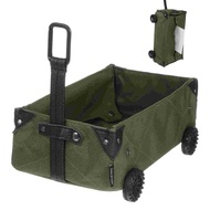 Camping Storage Box Canvas Tote Folding Dolly Cart Tissue Container Holder Trolley Case