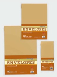 CAMPAP CS12815 229x324mm (9x12.75") SUPER MANILA ENVELOPES 10's 110gms (Peal & Seal) x 4packs