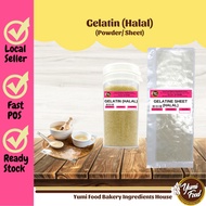 [READY STOCK] HALAL Gelatin Powder/ Gelatin Sheet/ Serbuk Gelatin/ Gelatin Keping Leaves