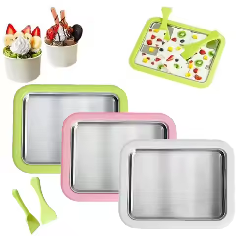 DIY Ice Cream Maker Yogurt Maker Machine for Homemade Rolled Cream Sorbet Gelato,Household Ice Cream