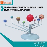 ✨ COD COD COD ✨ DIY Miniature Display Solar System 9 Planets - Solar System Decoration 9 Planets - M