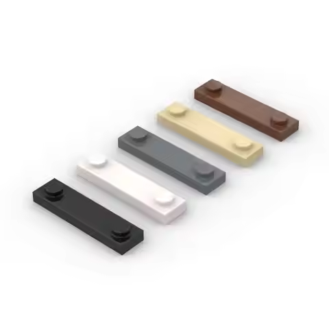 MOC 10PCS Puzzle Particle 92593 Modified 1x4 With 2 Studs Plate Building Blocks 41740 Board Bricks I