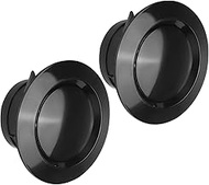 PATIKIL 4 Inch Round Air Outlet, 2 Pieces ABS Adjustable Soffit Outlet Cover, Ceiling Wall Air Diffu