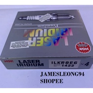 ORIGINAL ILKR8E6 (1422) NGK LASER IRIDIUM SPARK PLUG MITSUBISHI EVO X TURBO 4B11TC 2.0
