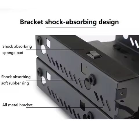 Upgraded PHANTEKS 2 Pack Stackable 3.5 / 2.5 Inch Duo Cases Black Metal HDD Hard Drive Mounting Brac