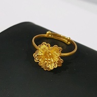 cincin emas asli kadar 875 model kendari bunga