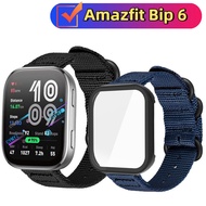 Amazfit Bip 6 strap Nylon strap for Amazfit Bip6 strap Sports wristband Amazfit Bip 6 case Screen pr
