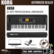 Korg EK-50 Digital Entertainer Keyboard Electronic Piano Professional Arranger 61Key Keyboard (EK50/