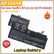 High Quality AP16A4K Laptop Battery 11.25V 3770mAh For Acer Swift 1 SF113-31 N17P2 N16Q9 Brand New R