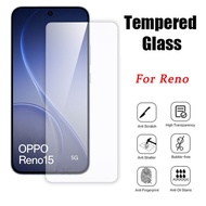 9H Clear Tempered Glass Film For OPPO Reno 16 16F 15 15F 14 14F 13 13F 12F 11F 8T 8Z 8 7 7Z 6 6Z 5 3