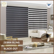 ZEBRA BLINDS (Blackout) - Roller BLINDS - Window BLINDS - Roller BLINDS - Zebra Style Roller BLINDS