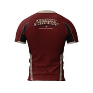BJJ VIETNAM ON THE MAT MMA SHIRT and PANTS - GIAI BRAND.CO dark red